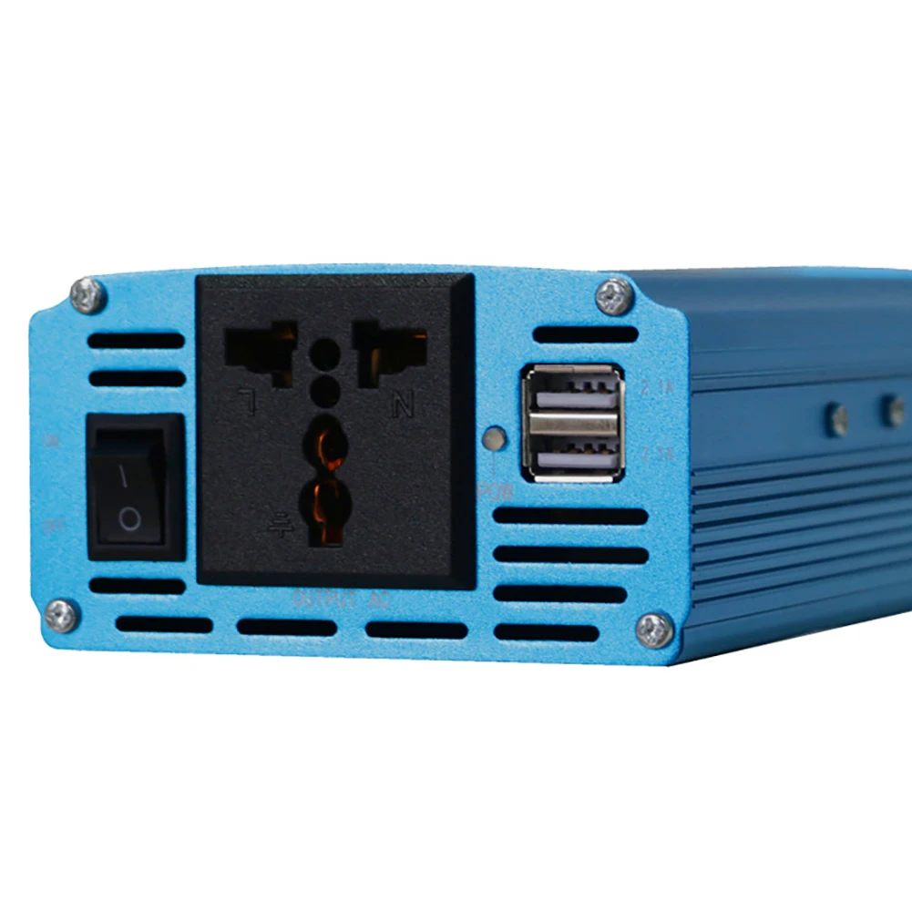 1000W солнечный DC 12 V/24 V к AC 110 V/220 V модифицированный синусоидальный автомобильный преобразователь