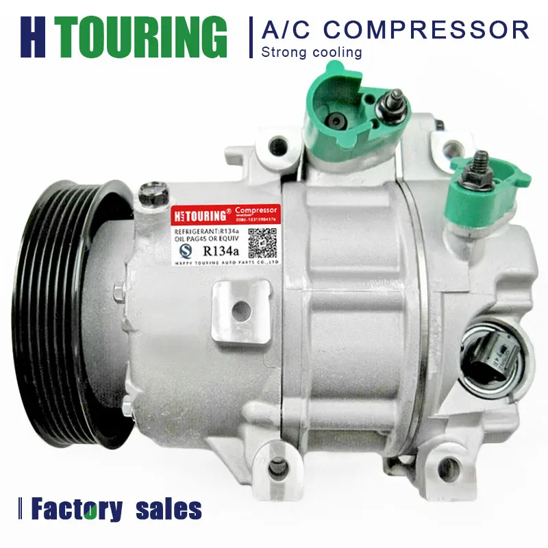 Cheap VS18 Auto Ac Airco Compressor Voor Kia Sorento 2015 2016 2017 2018 97701C6500 97701-C6500 97701 C6500 6pk