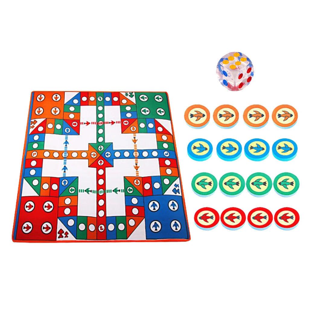 82x82cm Play Baby Ludo Mat Crawling Floor Pad Soft Blanket Kids Camping