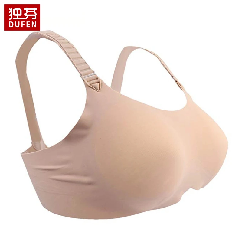 B5 Hot Selling Silicone False Breast Form Push Up Bra for Crossdresser