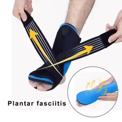 Plantar Fasciitis Ночная Капа поддерживающий Ортез для ног регулируемая поддержка лодыжки стопы стабилизатор с массажным шариком эффективное