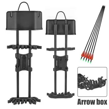 

Arrow Quivers Outdoor Sports Archery Field Shooting Hunting Bow Arrow Box Arrows Bag Strong Black Bowstring