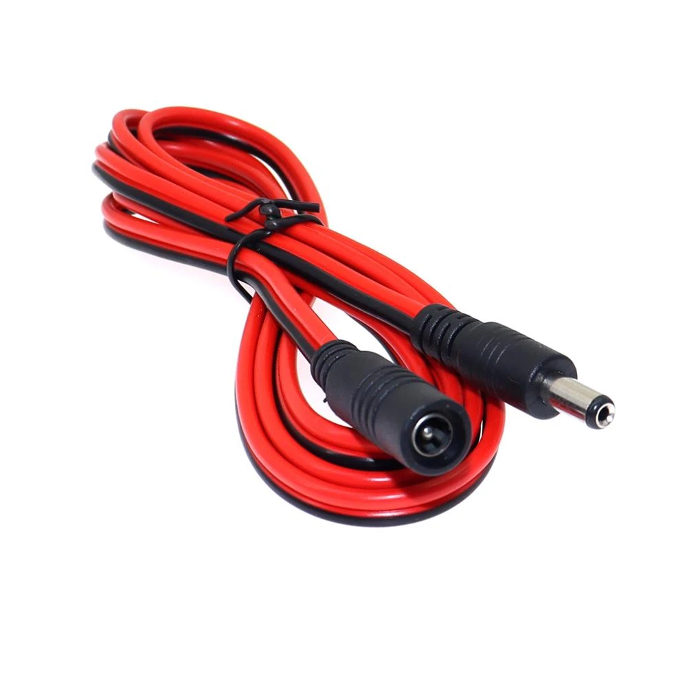 Examinar detenidamente Gato de salto Municipios 16awg Dc Power Plug 5.5 X 2.1mm Female | Dc 12v Power Adapter Extension  Cable - 16awg - Aliexpress