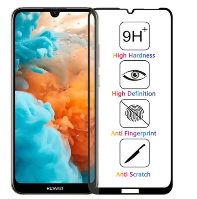 Защитное стекло Bonaier для huawei y7 2019 защитное закаленное pro y7pro 7y 7 y | Мобильные