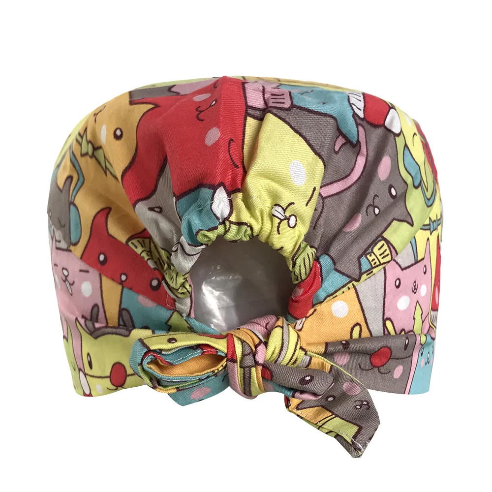 VIAOLI men women medical scrubs pharmacy Work Cap surgery nurse Hat Oral cavity Dental Clinic Pet Veterinary Surgical Cap100