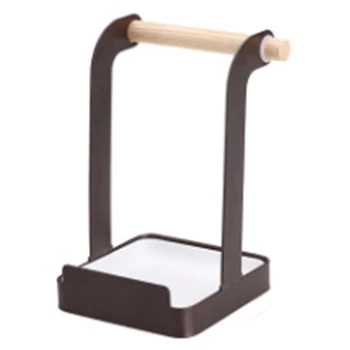 

Lid and Spoon Rest,Carbon Steel Utensils Lid Holder Ladle Rest Pot Rack Multifunctional Storage Rack