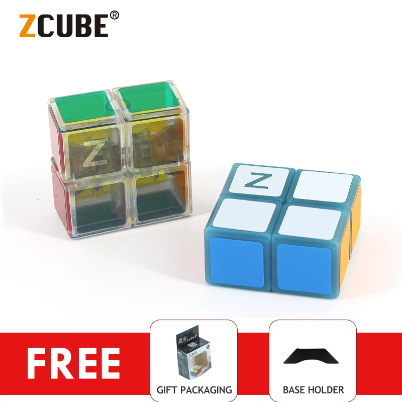 Прозрачный магический куб ZCube 1x2x2 профессиональный развивающий нео-куб без