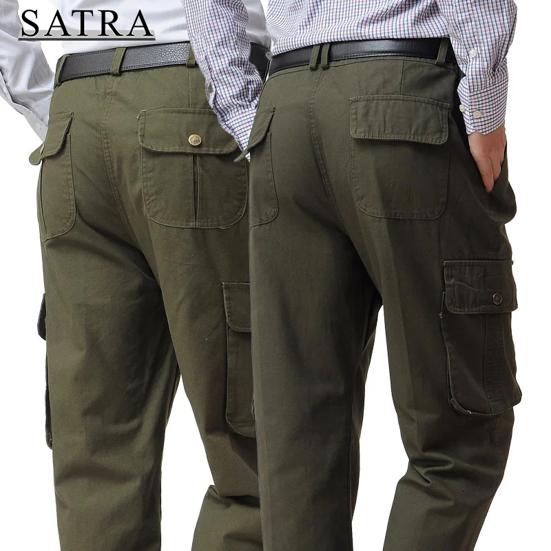 

Satra 2021 New Arrival Four Seasons Cargo Pants Men Jogger Overalls Outdoor Tactical Pants,Overalls Fashion 100% Cotton Trousers