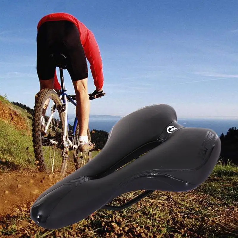 Велосипедное седло MTB шоссейное Велосипедное Силиконовое противоскользящее седло сидение Силикагель Подушка сиденье кожаное переднее сиденье коврик