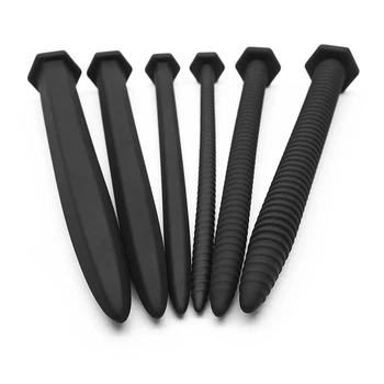 6pcs/Set Silicone Urethral Plug Horse Eye Stick Urethral Catheter Penis Plug Urethral Dilator Male Masturbation Sex Toys For Men 6