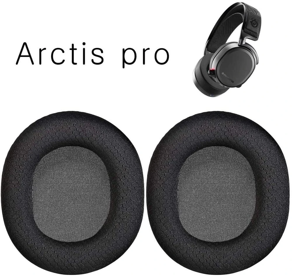 Bewijs gemak geluid Replacement Ear Pads/ear Cover For Steelseries Arctis Pro Arctis 5 Arctis 3  Wireless Game Headphone Repair Parts-black - Microphone Accessories -  AliExpress