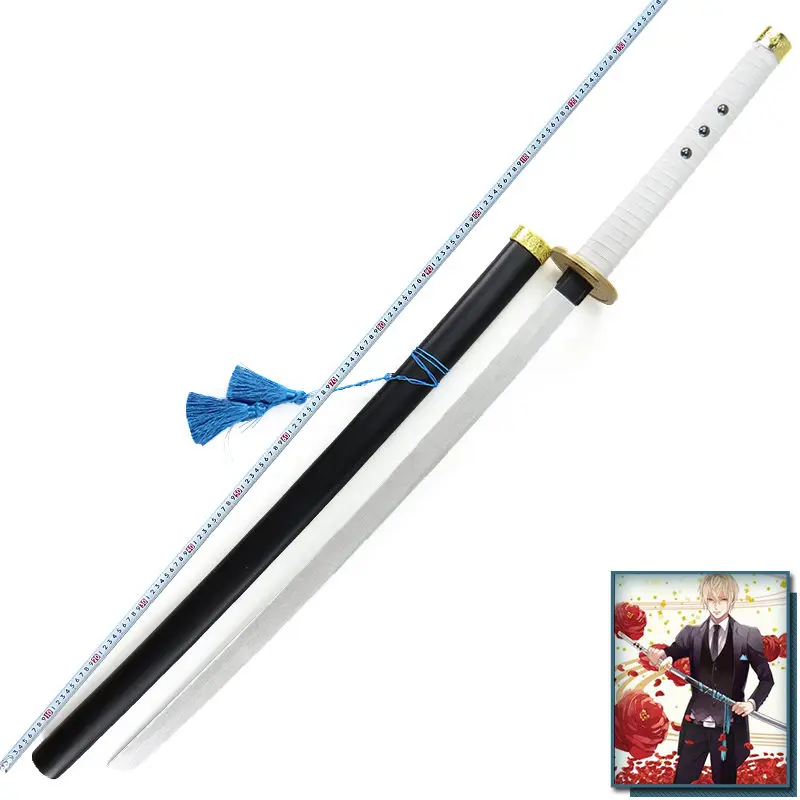 [Забавный] 104 см Косплей Аниме Sengoku Uesugi Kenshin оружие японский самурайский