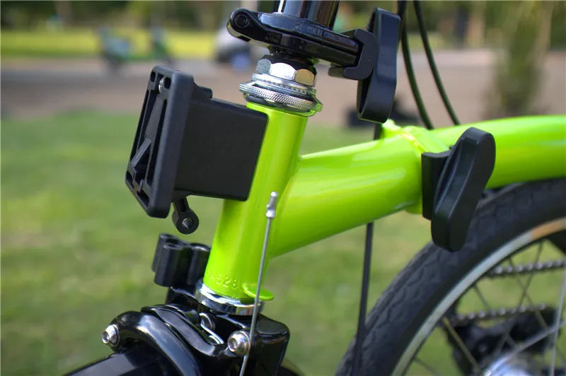 Велосипедные грузовые стойки Аксессуары для велосипеда Brompton передний блок несущей ПВХ пластиковые передние грузовые стойки база складные велосипедные части