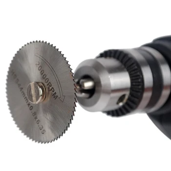 

HSS Circular Saw Blades Wood Cutting Discs Rotary Blades Tool Mandrel Set DIN889