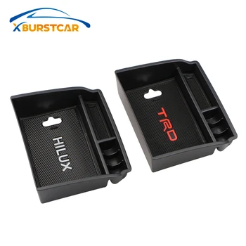 

Xburscar for TOYOTA HILUX REVO 2015 - 2019 1Pc Car Central Console Armrest Tray Holder Storage Box Accessory