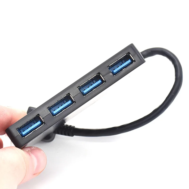 4-портовый USB 3,0 концентратор USB 3,0 концентратор 5G Мбит/сек расширения портативных ПК Кабель-адаптер для ноутбука аксессуары хаб Usb для компьютера