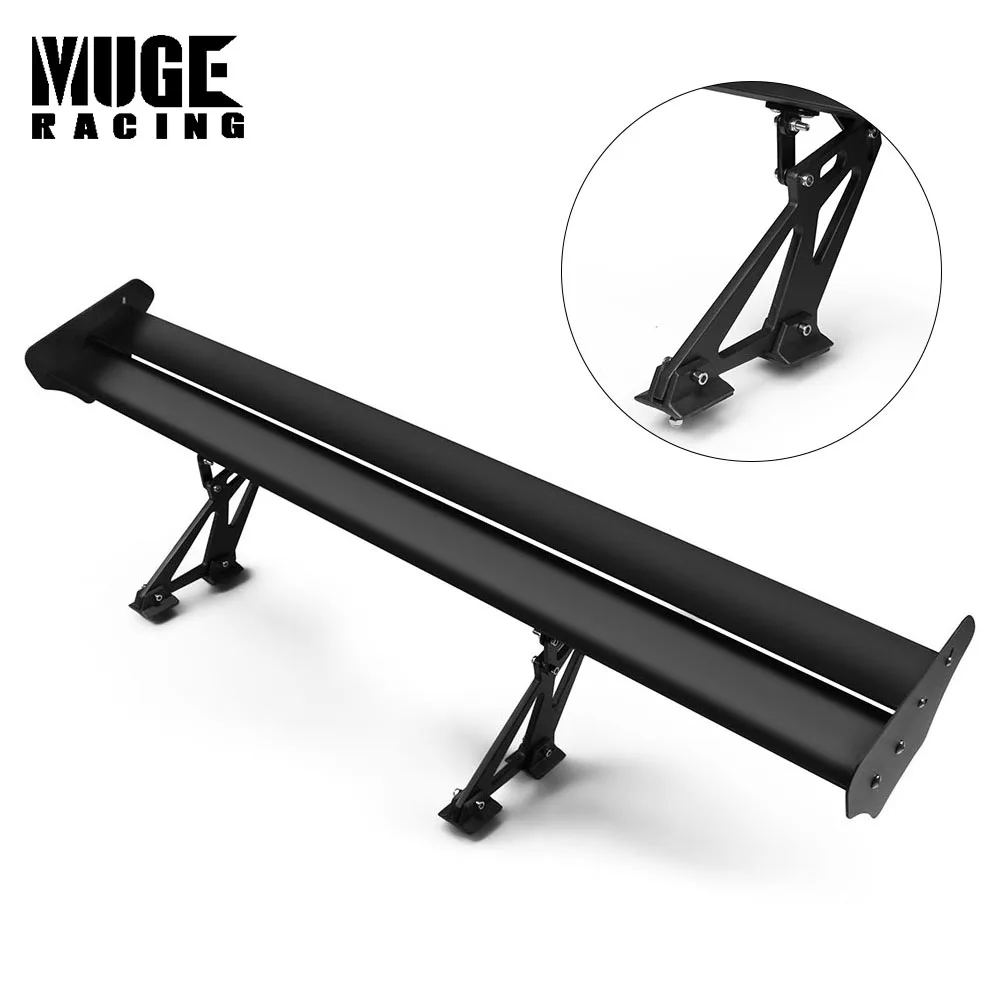 Double Layer Deck Car Spoiler Universal Rear Wing for Sedan Auto GT