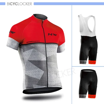 

Northwave Cycling Set Jersey Wear Kits Sportswear Suit Biking Uniform Clothing Maillot Ropa Short Sleeve Men Pro Bike Breathable