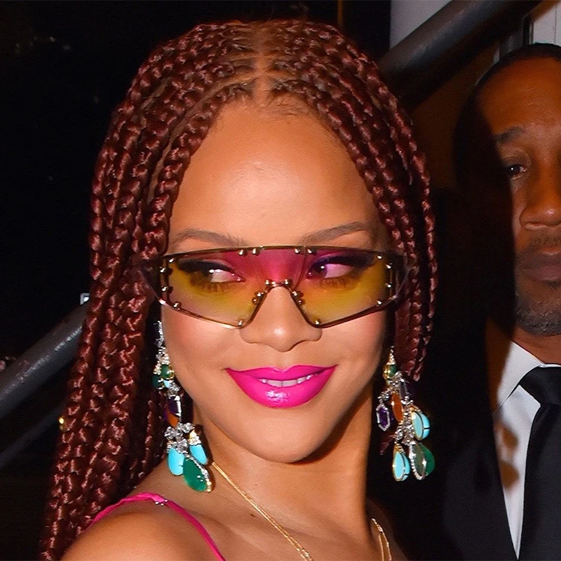 Очки солнцезащитные оверсайз для мужчин и женщин пикантные модные роскошные