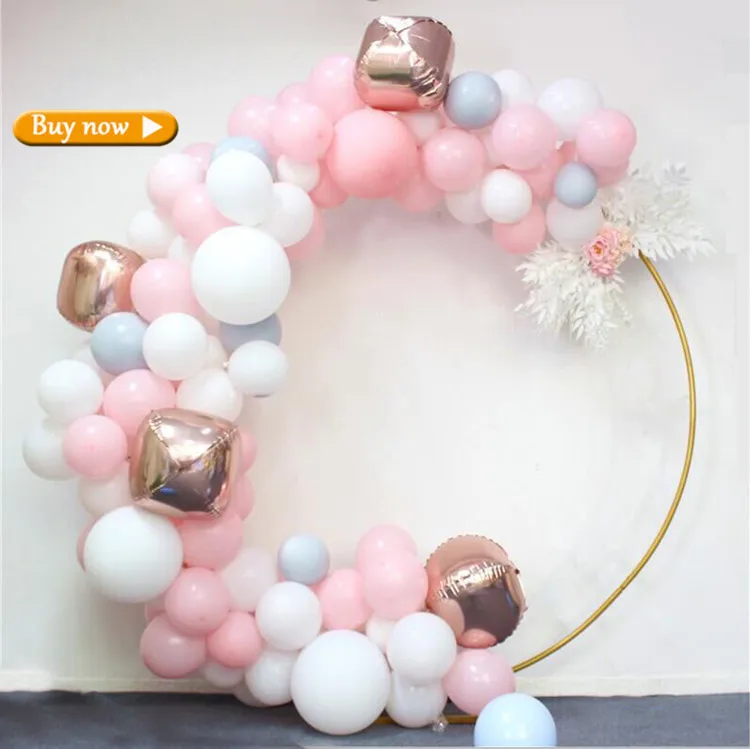 Bebe fiesta boda аксессуары decoracion de hierro forjado anillo redondo arco telon de fondo redondo arco cesped seda искусственные