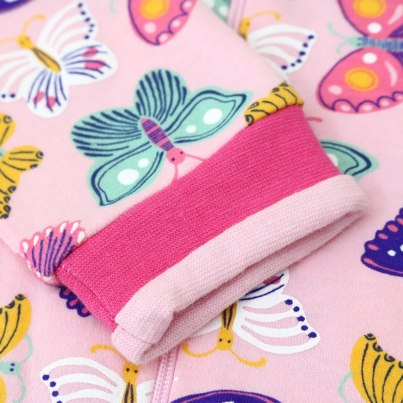 Baby Clothes Pure Cotton Zipper Rompers 0 to 12 Months