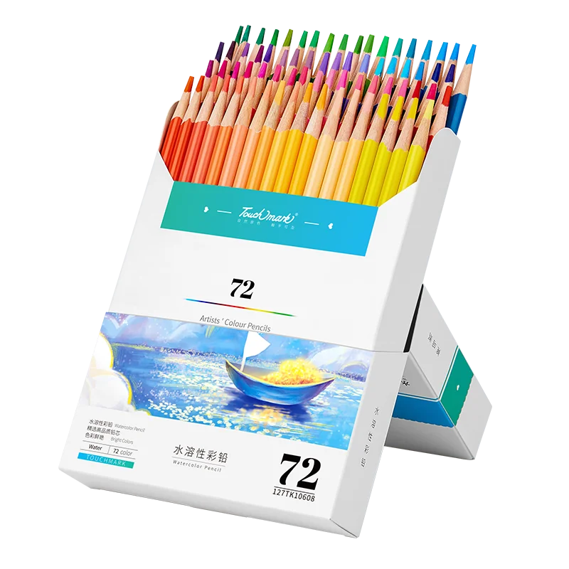 Jeu De 5 Bâtons De Graphite Solubles Dans L'eau - 2B, 4B, 6B, 8B, 12B - Forme Hexagonale - Pour Dessin, Croquis, Aquarelle