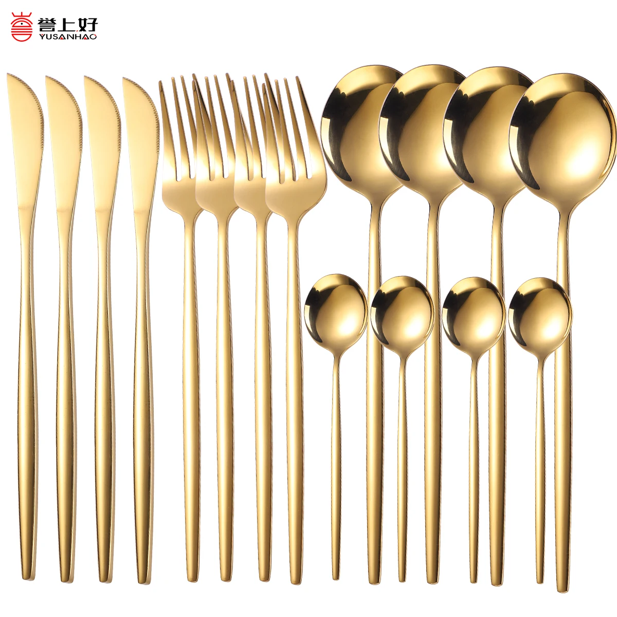 Super Lot De 142 Couverts En Bronze Doré De Thaïlande – Style S.T Thailand