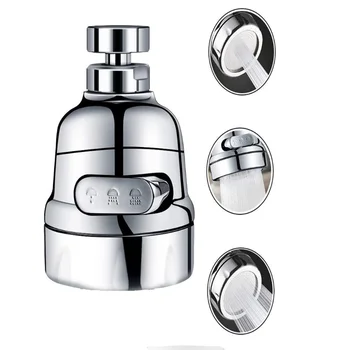 

360 Degree Rotatable Spray Head Tap Kitchen Shower Faucet Tap Durable Faucet Filter Nozzle Water Saving Bathroom Shower Faucet