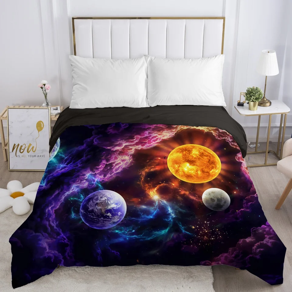 Duvet Cover with Zipper Comforter Blanket Quilt Cover 220x240/90/135