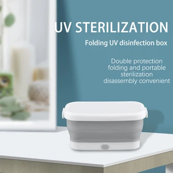 

Foldable UV Sterlizer Box Phone Sterilizer for Nails Portable Multifunction Dry Heat Disinfection for Underwear Towel Clothing