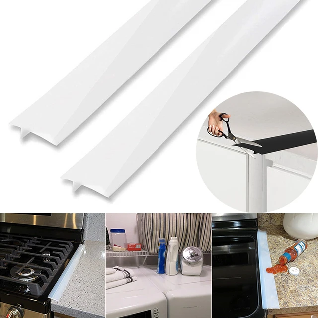 Stove Counter Gap Cover T-shaped Silicone Rubber Strip Gas Stove Protector  Cleaning Pad Oil Dust Seal Cooker Cover - AliExpress