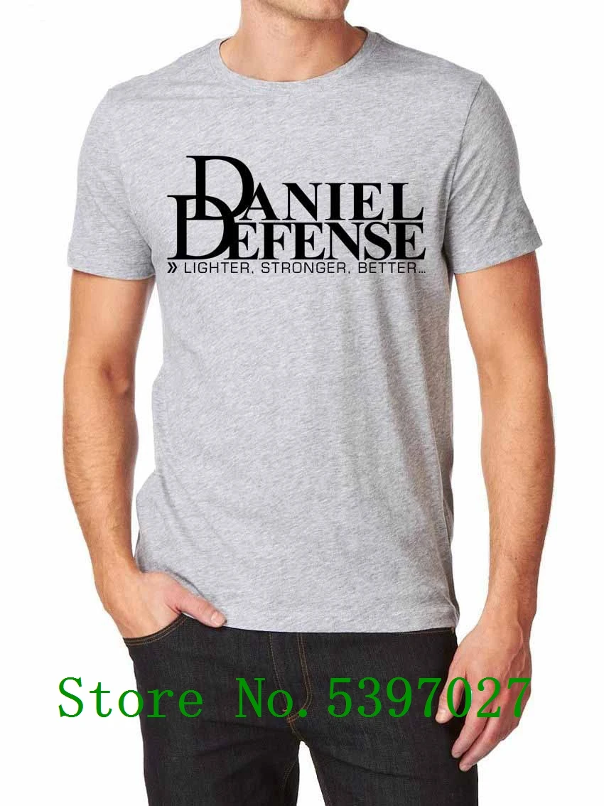 

Daniel Defense LOGO FRUIT OF THE LOOM T-SHIR men Summer tshirt Top Tees cotton for homme new Clothes t shirt cool tee shirt man