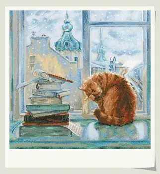 

6-MM Counted Cross Stitch Kit RTO M671 Handmade Needlework For Embroidery 14ct Cross Stitch