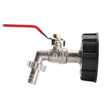 

Adapter IBC Tank Cap Hose Fitting With brass bib tap Fine flow control