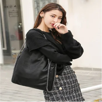 

Bag women 2020 new high-quality ladies handbags European and American large-capacity shoulder chain bag shopping handbags