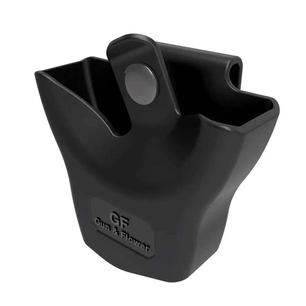

Gun&Flower Law Enforcement Military Standard Polymer Handcuff Pouch Belt Loop Black Handcuff Case