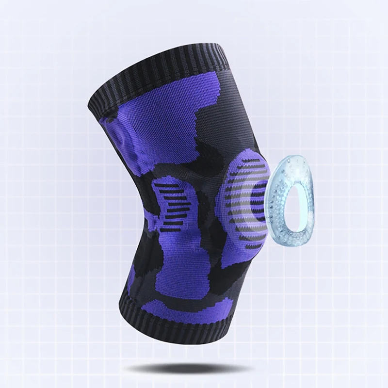 1pc Knee Pad Sleeve Fitness Compression Knitted Leg Support Patella Protector For Outdoor Gym Weight Lifting Basketball1