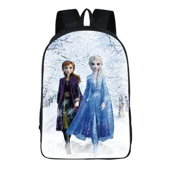 

Disney Frozen Elsa Girls Backpack Baby Children Kindergarten Nursery School bag An-ti Lost Kids Student Mochila Escolar