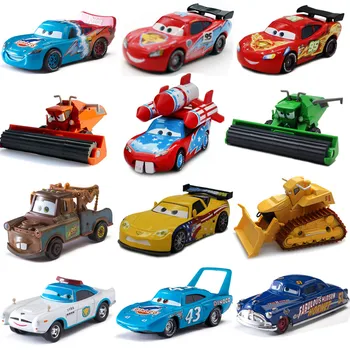 Disney auta pixar 2 3 zabawki zygzak McQueen Matt Jackson Storm Ramirez 1 55 stop zabawka Pixar odlewanie kokilowe metali zabawka dla dzieci tanie i dobre opinie CN (pochodzenie) 4-6y 7-12y 12 + y Inne 88987 Samochód Alloy + ABS plastic Die casting mini education model