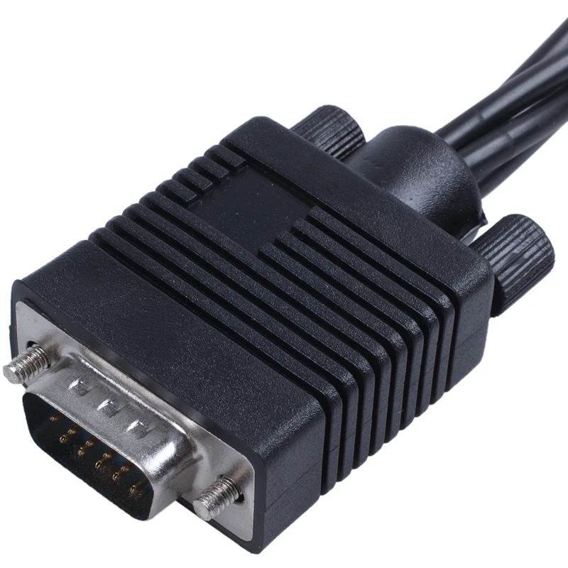 8 дюймов VGA Мужской до 3 RCA S Video Женский AV видео кабель адаптера|Кабели HDMI| |