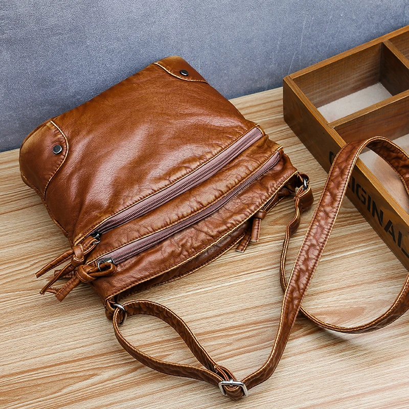 Зимний стиль Bolsas, роскошные женские сумки из мягкой кожи, дизайнерские сумки с несколькими карманами через плечо, сумки на плечо для женщин