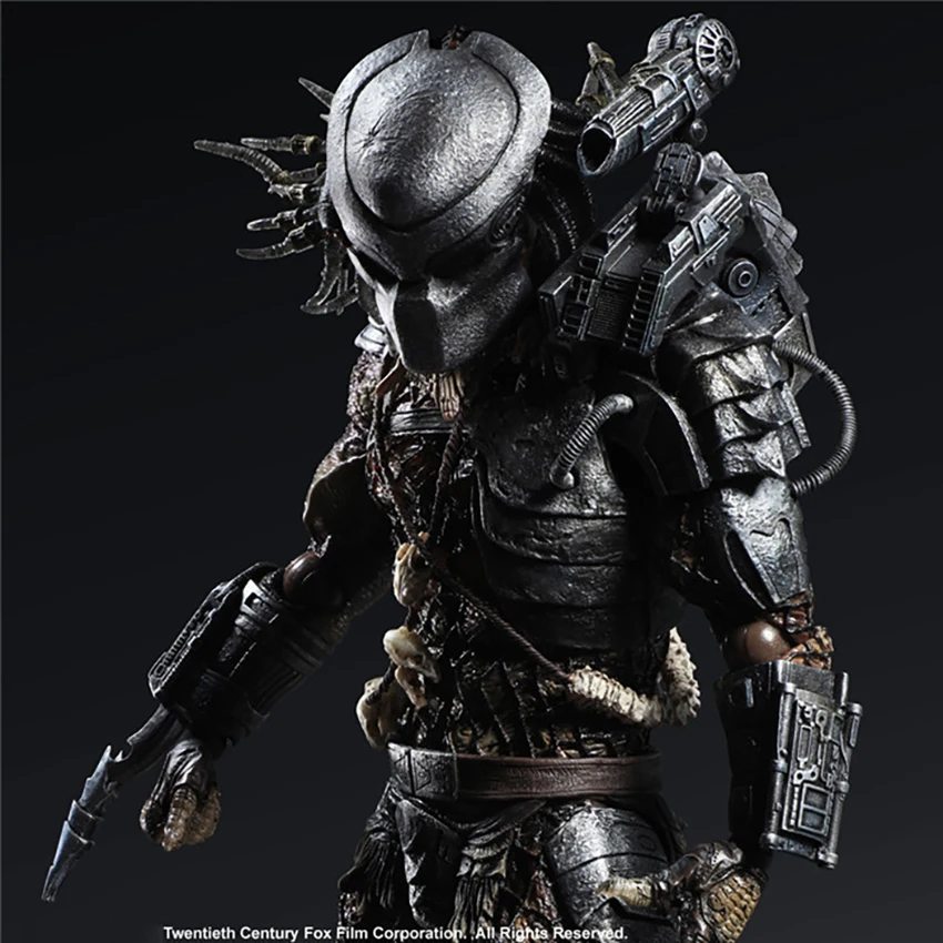 Play Arts Kai Predator Variant Alien VS Predator PVC Action Figure New In Box 