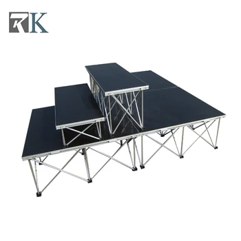 

durable stage platform mobile staging riser for truss display DJ rock concert event trade show
