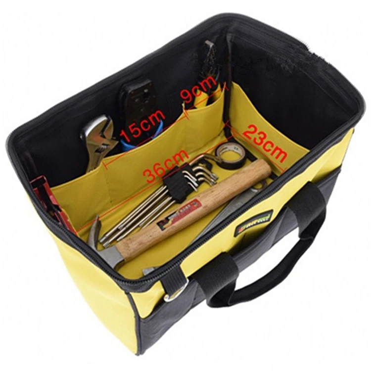 Electrician Tool Bag 14 Inches Handbag Single Shoulder Oxford Cloth Waterproof Large Capacity Repair Toolkit tool chest for sale