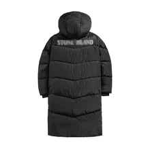 STONEPIRATE Металл нейлон средний и длинный деньги пуховик остров белый утиный пух