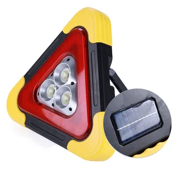 

ABS Outdoor Portable Car Repairing Lighting Triangle Emergency Light Work Lamp USB Rechargeable Multifunctional Traffic Warning