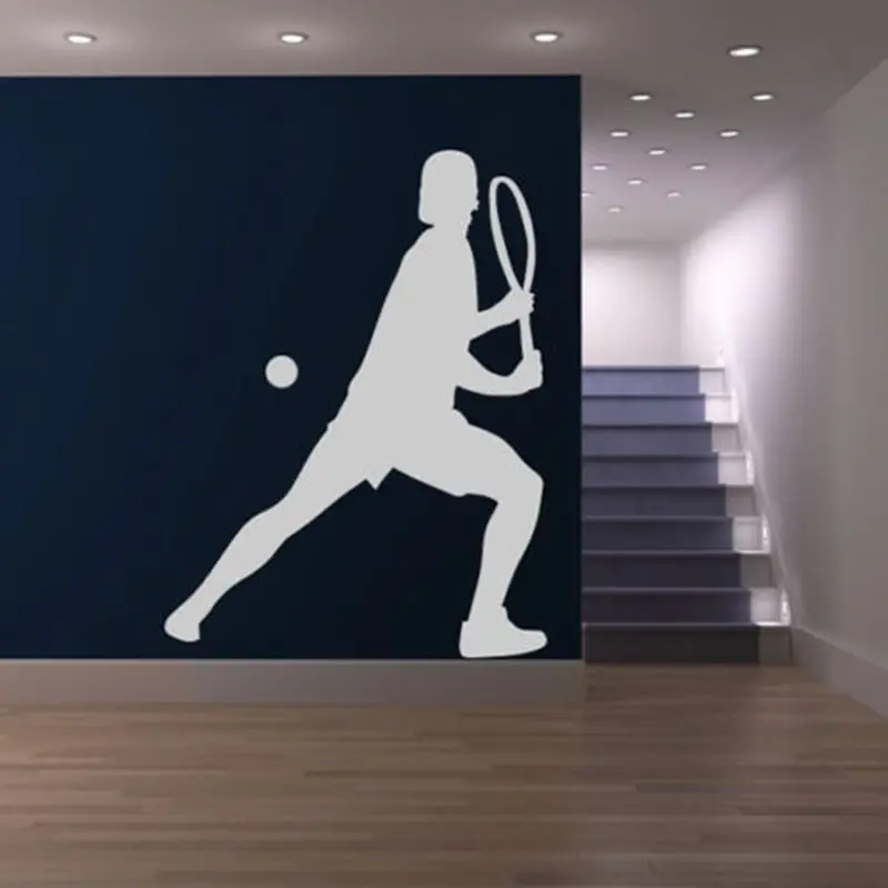 Tennis Sticker Car Window Sports Decal Muurstickers Name Posters Vinyl Wall Decals Parede Decor Mural Tennis Sticker