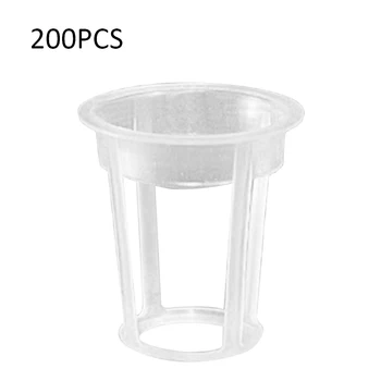 

200pcs Hydroponic Colonization Mesh Pots Net Cup Basket Hydroponic Aeroponic Planting Grow Clone Nursery Pots