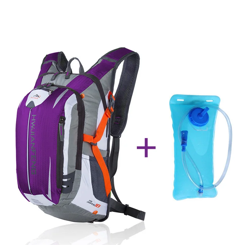 Purple water bag 20л велосипедная сумка для велосипеда MTB для активного отдыха, спортивная сумка для альпинизма, пешего туризма, путешествий, велоспорта, водонепроницаемый рюкзак для езды на велосипеде, сумки для воды - Цвет: Purple water bag