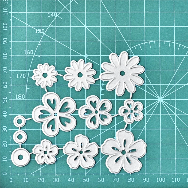 New Flowers Metal Cutting Dies Scrapbooking Embossing Paper Card Craft Making